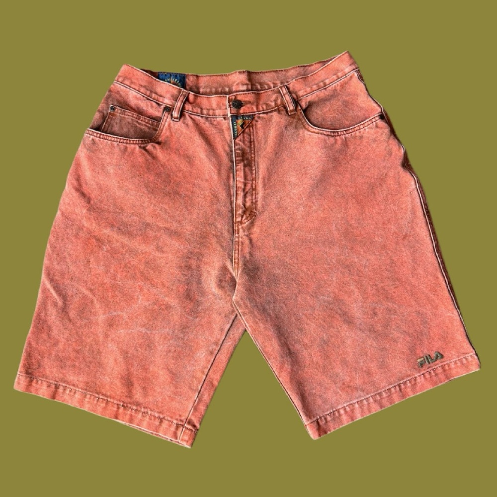 FILA Coral Denim Shorts